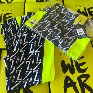 Zumba Prep High Waisted Crop Leggings + Top